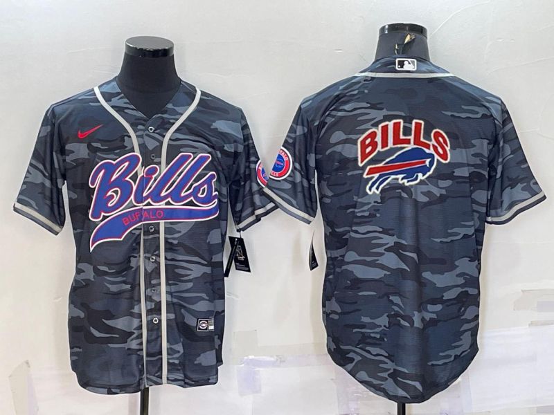 Men Buffalo Bills Blank Camo 2022 Nike Co branded NFL Jersey->los angeles chargers->NFL Jersey